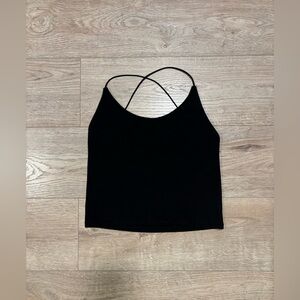 American Eagle Black Strapless Top